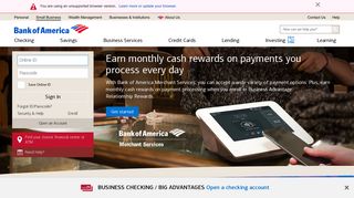 Small Business Banking Accounts and Services from Bank of America