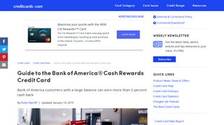 Guide to the Bank of America® Cash Rewards Credit Card ...
