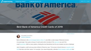 Best Bank of America Credit Cards of 2019 | SuperMoney!