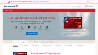 Credit Cards: Find & Apply for a Credit Card Online at Bank of America