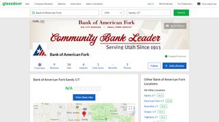 Bank of American Fork Sandy Office | Glassdoor