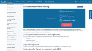 Bank of Baroda Mobile Banking - BankBazaar