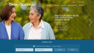 Bank of Bozeman | Bozeman MT Bank | Home Loans Checking Savings