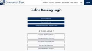Online Banking Login | Commercial Bank of California