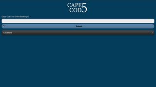 Cape Cod Five Online Banking: Login