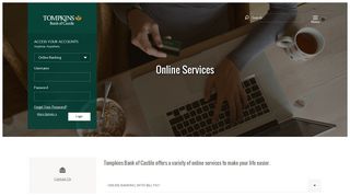 Personal Banking Online › Tompkins Bank of Castile