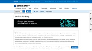 Personal Banking - Ways to Bank - Online Banking - China ...