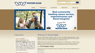 Welcome to Western Bank of Clovis