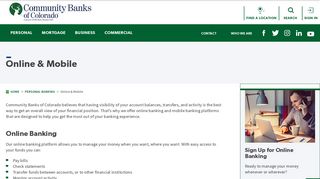 Community Banks of Colorado | Online & Mobile | Denver, Fort ...