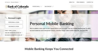 Mobile Banking | Pinnacle Bank - Bank of Colorado
