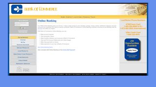 Online Banking - Bank of Commerce