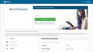 Bank Of Gueydan: Login, Bill Pay, Customer Service and Care Sign-In