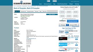 Bank of Gueydan, Bank Of Gueydan - USBankLocations.com