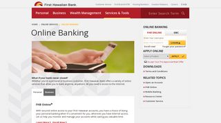 Online Banking - First Hawaiian Bank