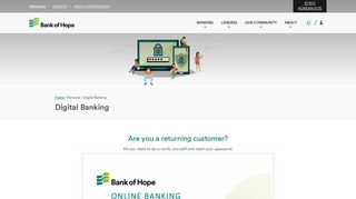 Digital Banking › Bank of Hope