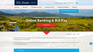 Online Banking & Bill Pay | D. L. Evans Bank | Boise, ID - Burley, ID ...