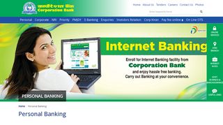 Personal Banking | Corporation Bank
