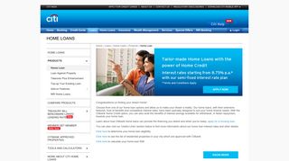 Housing Loan, Home Loans in India - Citibank India