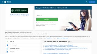 The National Bank of Indianapolis: Login, Bill Pay, Customer Service ...
