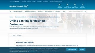 Banking Online for Business Customers | Bank of Ireland