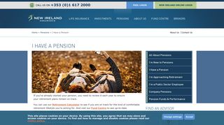 I Have a Pension - New Ireland Assurance