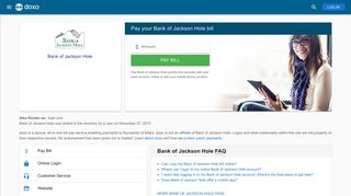Bank of Jackson Hole: Login, Bill Pay, Customer Service and Care ...
