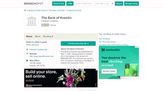 The Bank of Kremlin - 5 Locations, Hours, Phone Numbers …