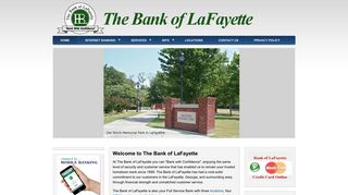 The Bank of LaFayette: Home