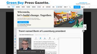 Treml named Bank of Luxemburg president - Green Bay Press Gazette