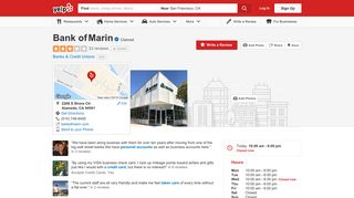 Bank of Marin - 33 Reviews - Banks & Credit Unions - 2208 S Shore ...