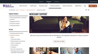 Merchant support | Bank of Melbourne