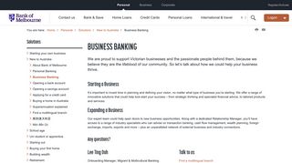 Business Banking | Bank of Melbourne