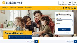 Bank Midwest | Personal Banking, Kansas City, Missouri's | Checking ...
