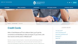 Credit Cards | Jefferson Bank