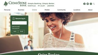 Online Banking - CedarStone Bank | Personal Banking | Business ...