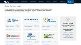 Online Banking Login - Western Alliance Bancorporation