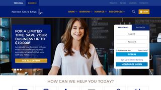 Nevada State Bank | For Your Business...It Matters WHO You Bank With