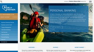 Personal Banking | Bank of Nevada - Western Alliance Bancorporation