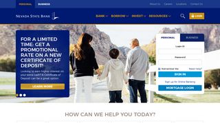 Nevada State Bank | It Matters WHO You Bank With