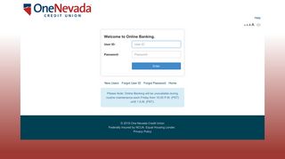 Log in to One Nevada Online Banking - One Nevada Credit Union