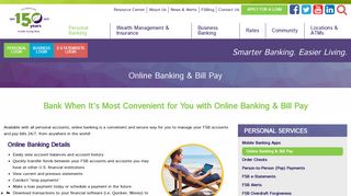 Online Banking - Bill Pay Services | Franklin Savings Bank