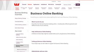 Westpac NZ - Business Online Banking