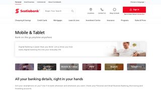 Mobile & Tablet - Scotiabank