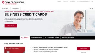 Business Credit Cards - Bank of Oklahoma