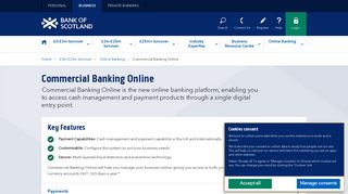 Commercial Banking Online | Bank of Scotland