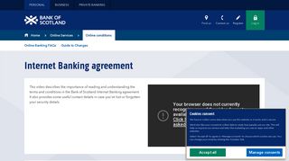 Bank of Scotland | Online Conditions | 2nd September 2016