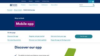 Mobile Banking App | Royal Bank of Scotland