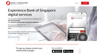 Digital Services | Bank of Singapore