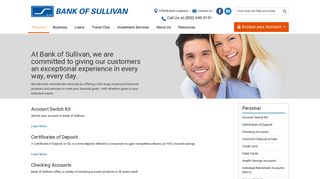Personal - Bank of Sullivan