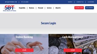 Secure Login - State Bank of Texas